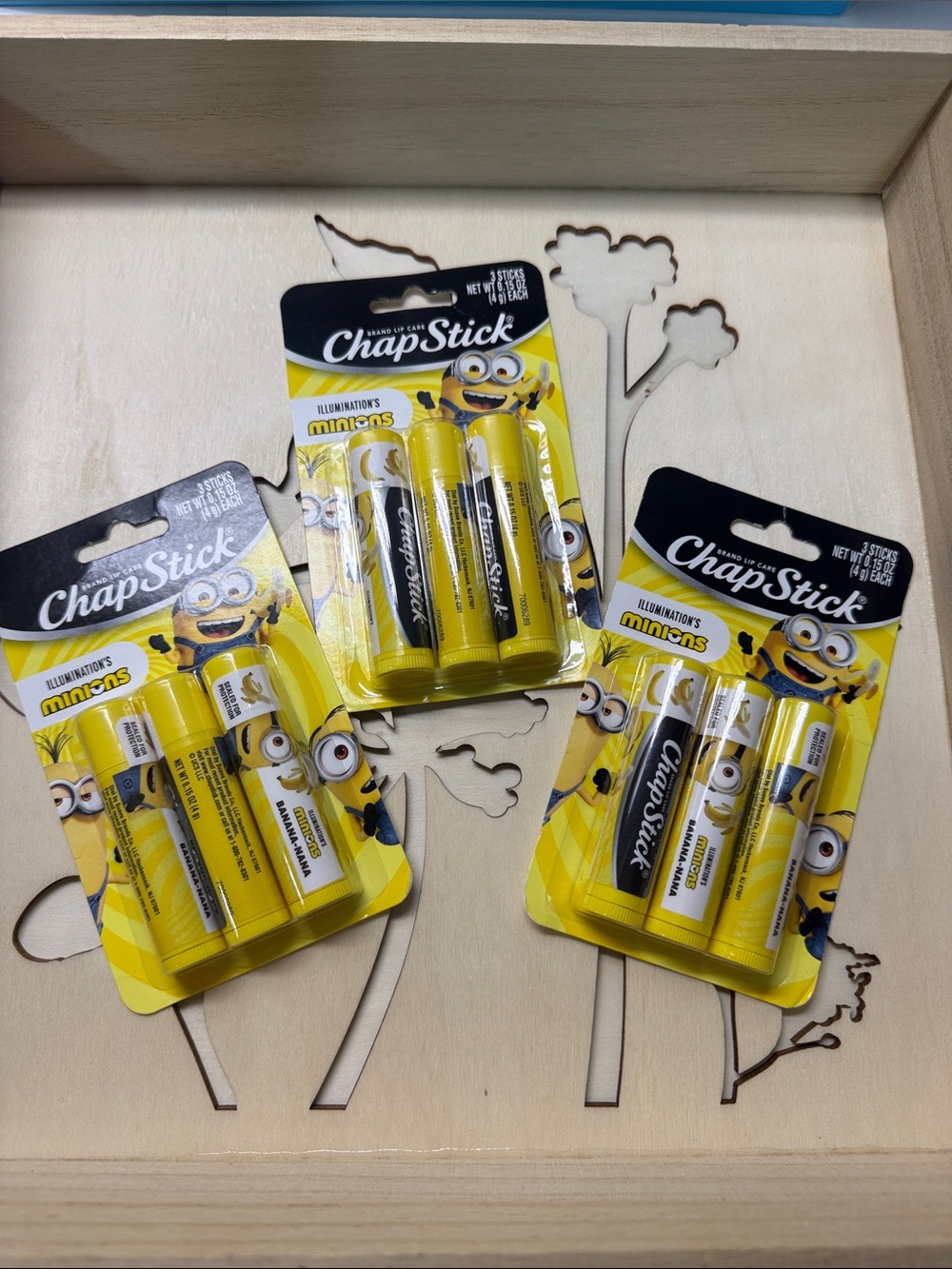Chap Stick ILLUMINATION’S MINIONS Lip Balm Trio Pack - Yellow